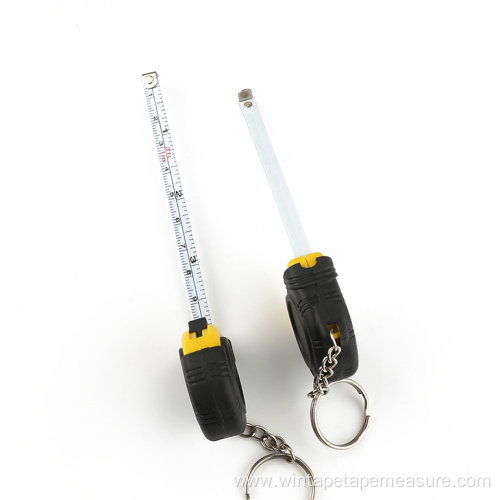 Keyring Mini Pocket Steel Tape Measure